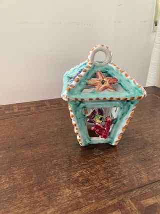 Lanterne ceramica Vietri vintage