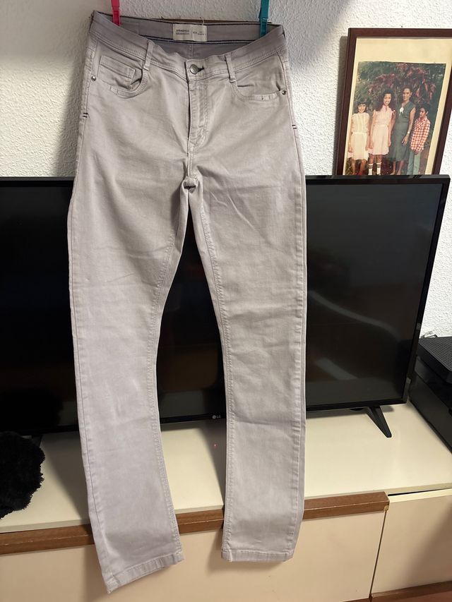 2 Pantalones Springfield Talla 30-32 Gris