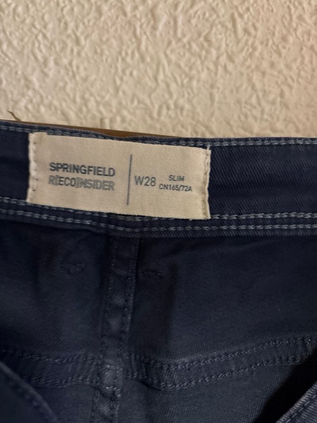 2 Pantalones Springfield Talla 30-32 Gris