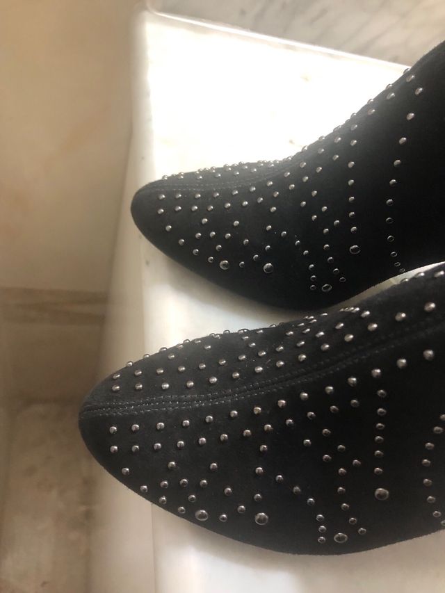 Botines Clarks Tacón Negro Talla 39