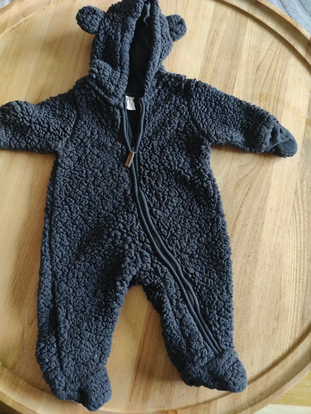 Buzo borrego gris HM tall 3 meses