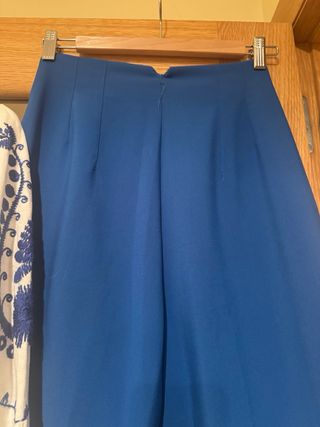 Conjunto Zara Camisa Bordada y Pantalón T.S oferta