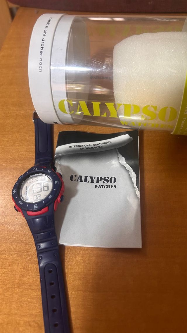 Reloj Calypso Infantil Digital Azul