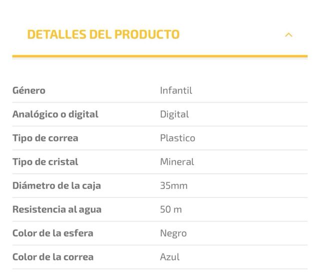 Reloj Calypso Infantil Digital Azul