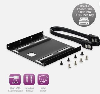KIT MONTAGGIO SSD PER SSD/HDD DA 2,5" EWENT nuovo
