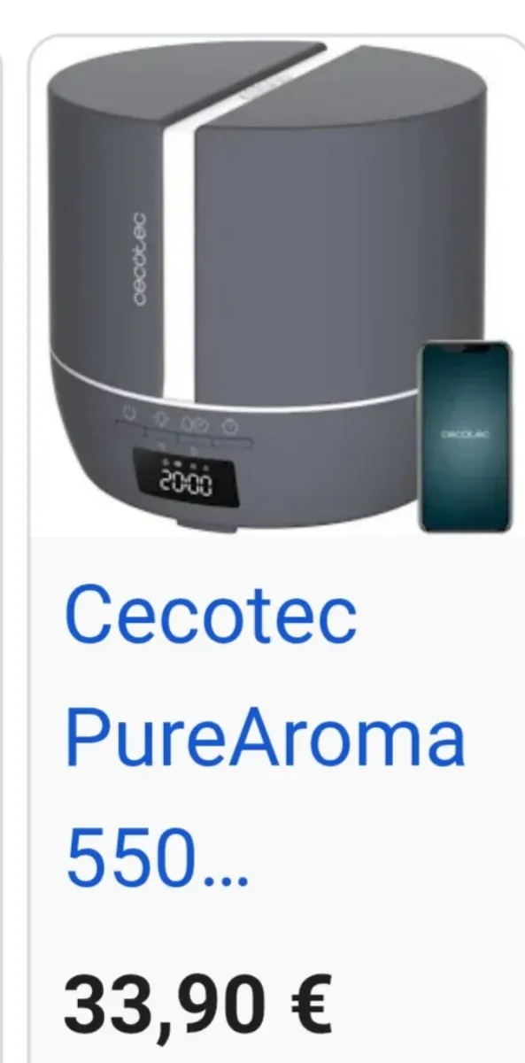 Cecotec PureAroma 550 Humidificador y aceites
