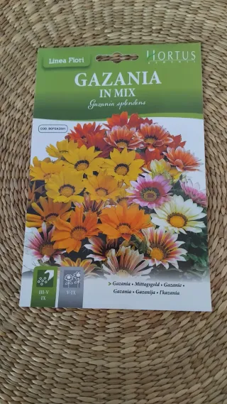 5 bustine di semi di fiori Hortus