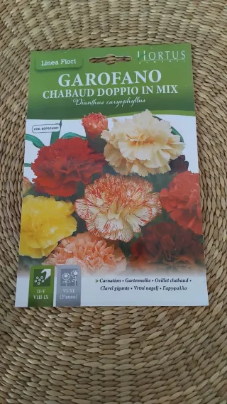 5 bustine di semi di fiori Hortus