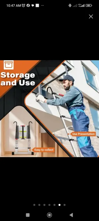 Escalera Telescópica 4.3m