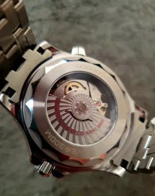 Omega Reloj Hombre Azul/Plateado