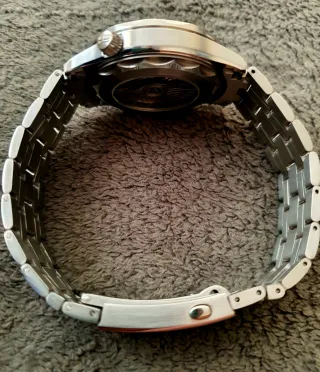 Omega Reloj Hombre Azul/Plateado