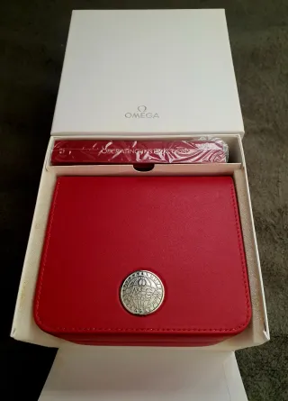 Omega Reloj Hombre Azul/Plateado