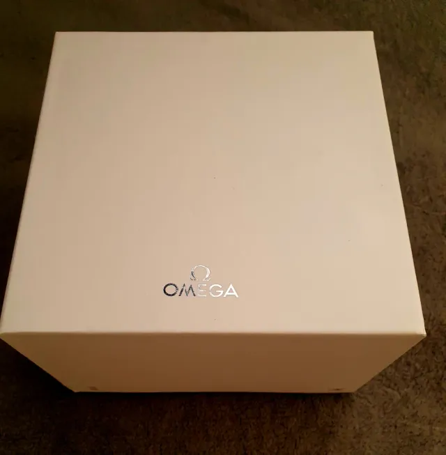 Omega Reloj Hombre Azul/Plateado