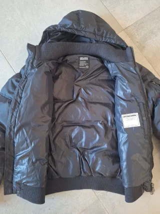 Chaqueta bomber Bomboogie plumas XXL Nueva