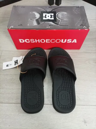 Chanclas DC Shoes Slider Talla 43 Negras