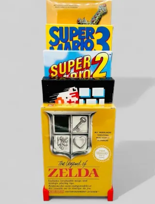 Expositor 5 Juegos NES en Caja