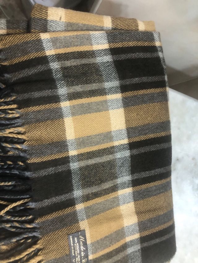 Lote 2 bufandas cuadros nuevas