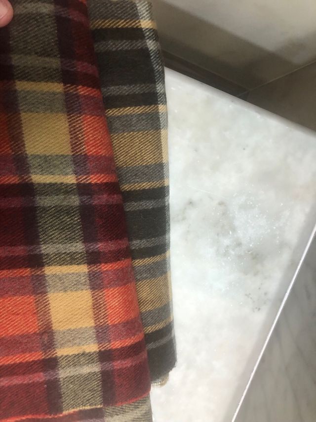 Lote 2 bufandas cuadros nuevas