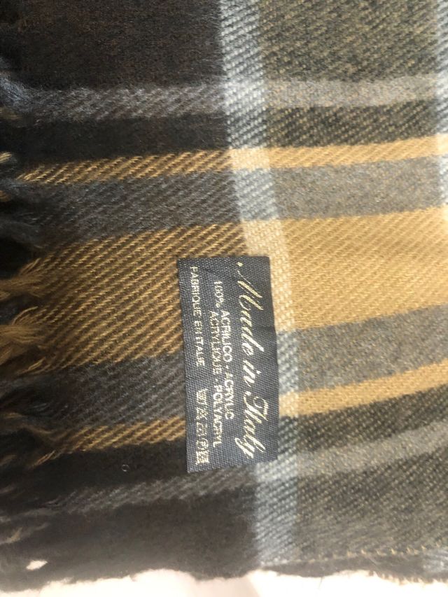 Lote 2 bufandas cuadros nuevas