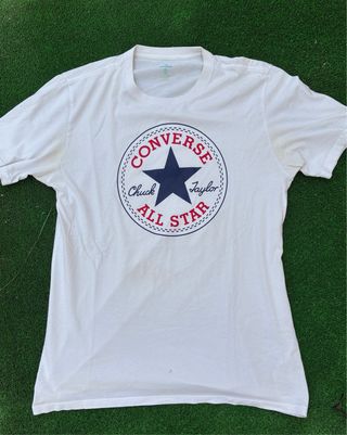 OFERTA !! Camiseta CONVERSE Blanca Logo Estrella