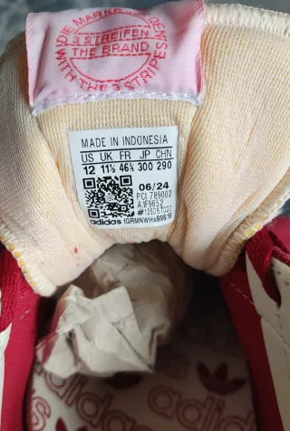 Zapatillas Adidas Gazelle Rojas y Blancas