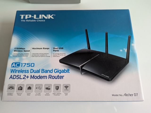 Modem Router TP-Link Archer D7