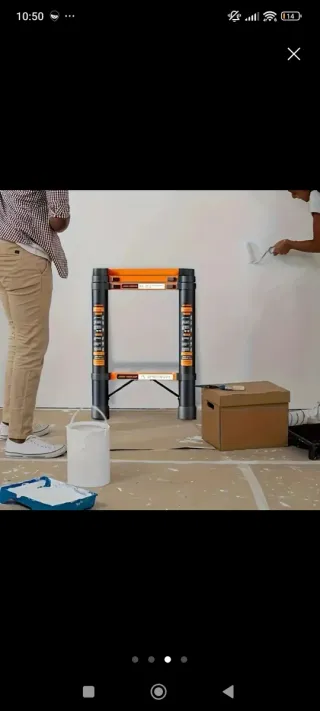 Escalera extensible plegable