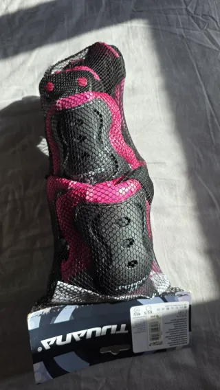 Protecciones Patinaje Talla M/L Rosa