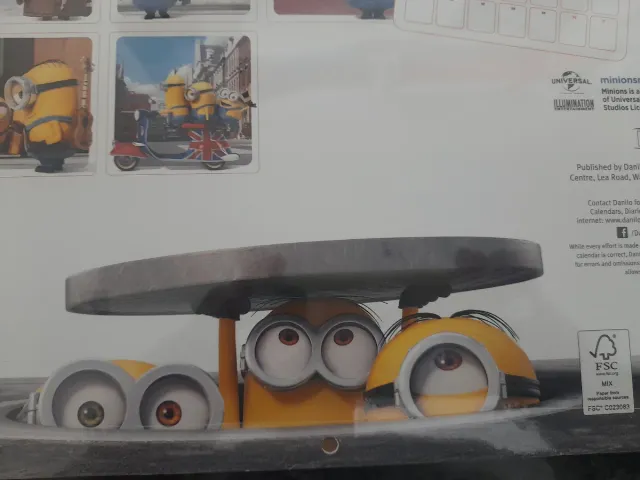 Calendario Minions 2016 Nuovo Sigillato