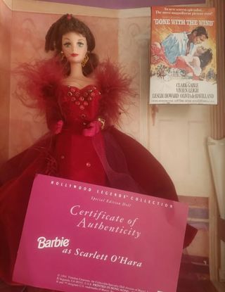 Barbie Scarlett O'Hara Gone With The Wind