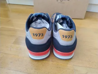 Zapatillas Pepe Jeans Hombre Talla 43 Azul/Marrón