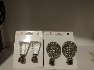 Terminali per tende RESTAR in vetro e metallo