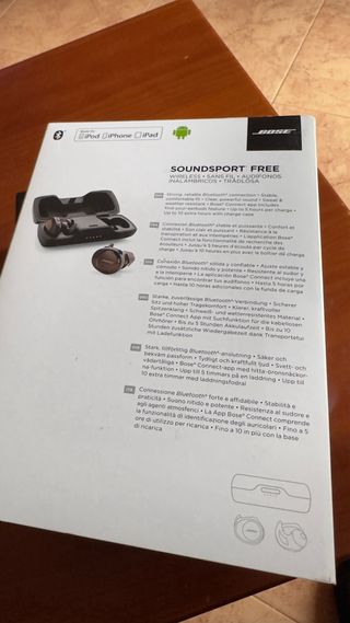 Bose Soundsport Free Negro