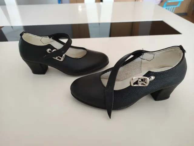 Zapatos Flamenca Niña Talla 27 negro
