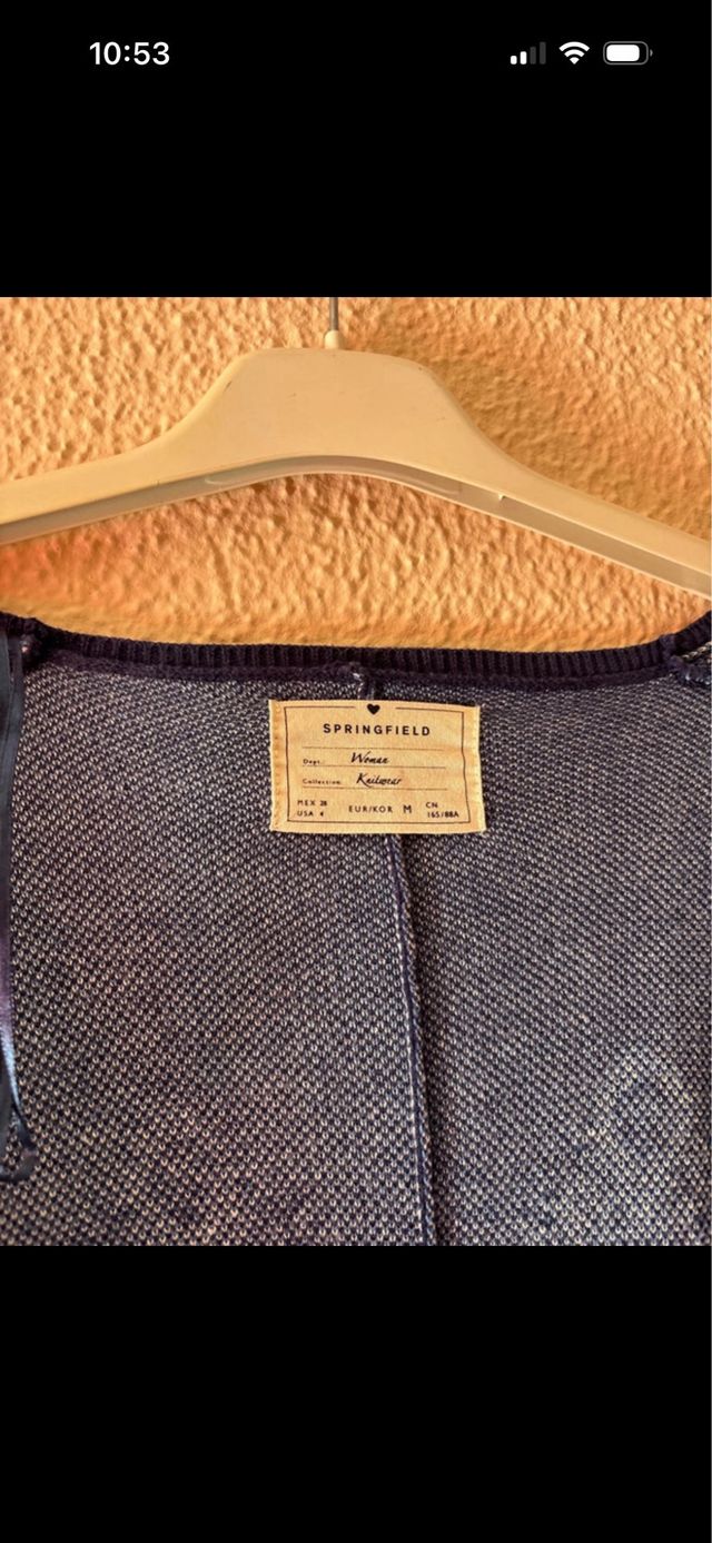 Kimono azul y blanco talla M