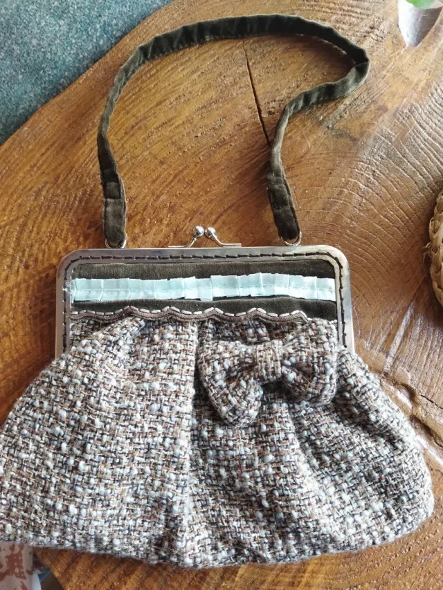 Bolso tweed