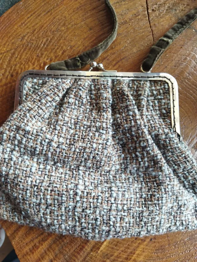 Bolso tweed