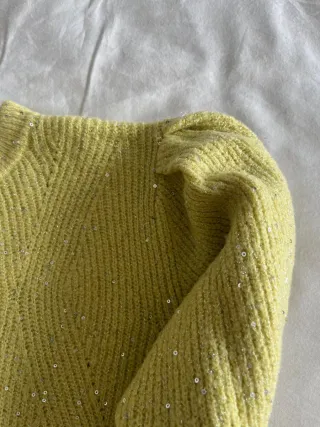 Jersey MNG lentejuelas verde/amarillo