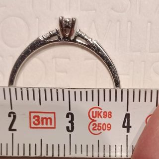 Anillo Oro Blanco Diamante Lecarre