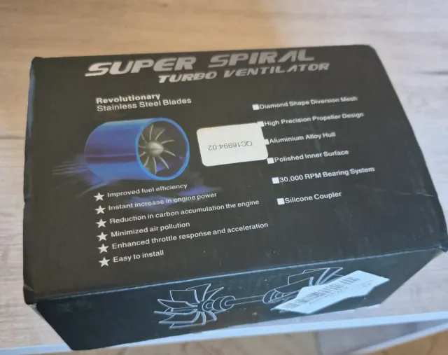 Ventilador Turbo Super Spiral