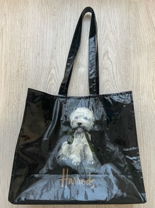 Bolso Harrods perro Westie. 36x32x12