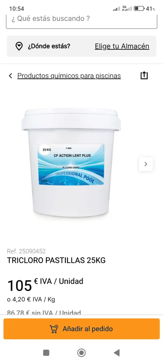 Tricloro Pastillas 25KG Piscina 2 totalmente nueva
