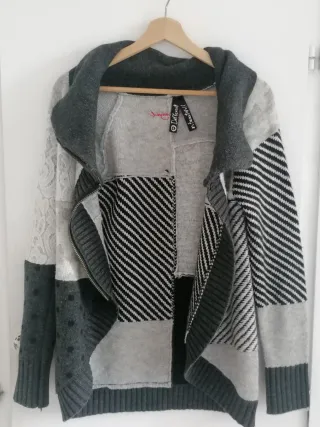 Chaqueta Desigual Patchwork Cremallera