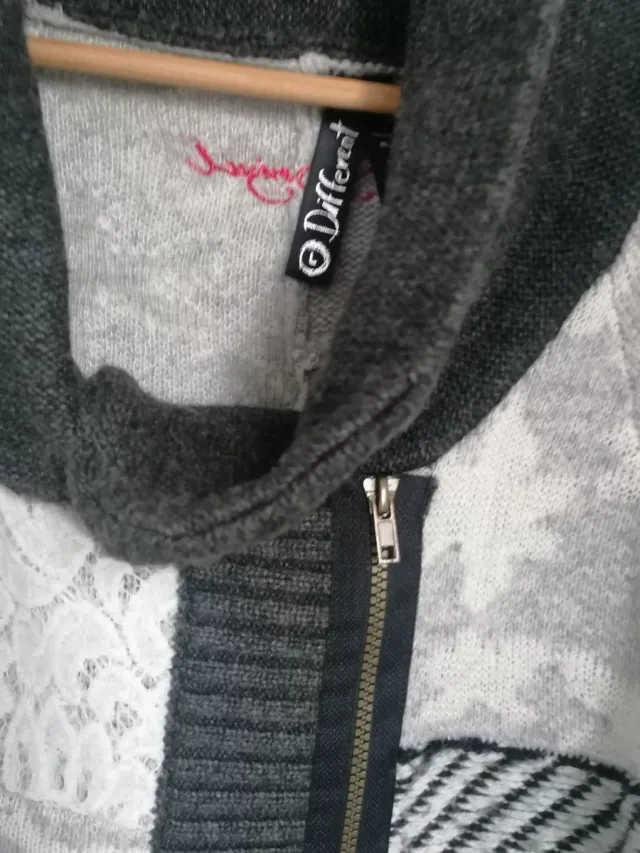 Chaqueta Desigual Patchwork Cremallera
