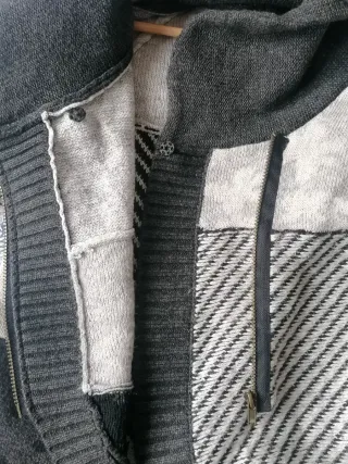 Chaqueta Desigual Patchwork Cremallera