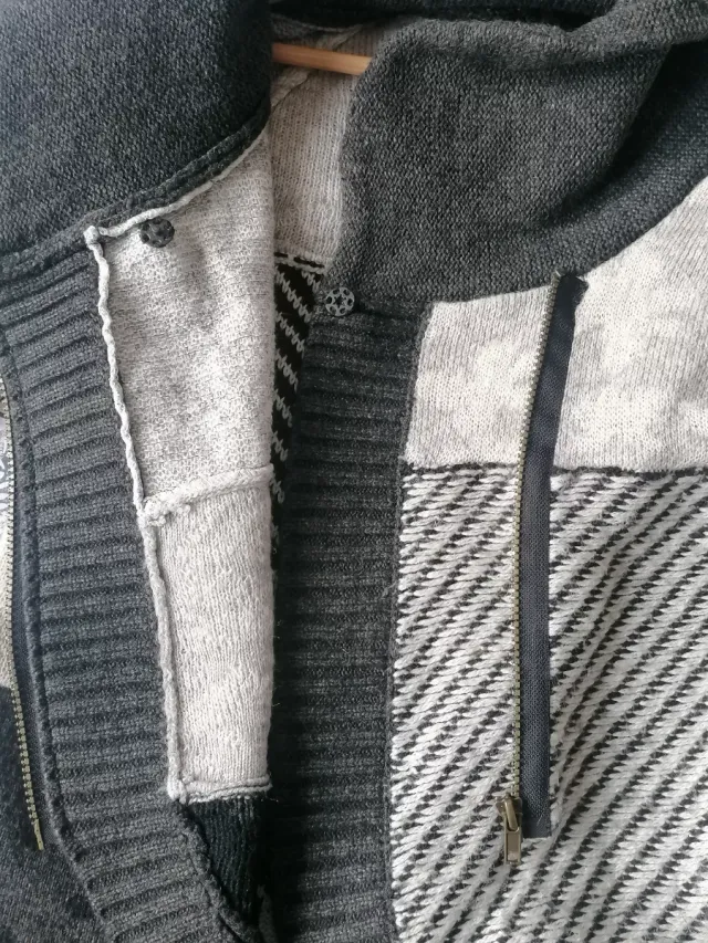 Chaqueta Desigual Patchwork Cremallera