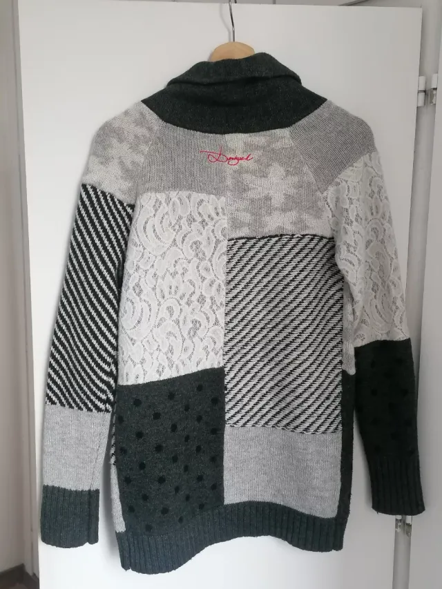 Chaqueta Desigual Patchwork Cremallera