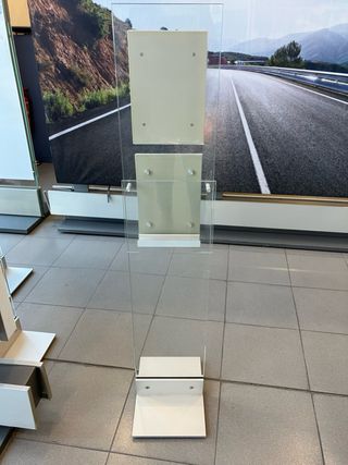 Soporte expositor para precios de coche