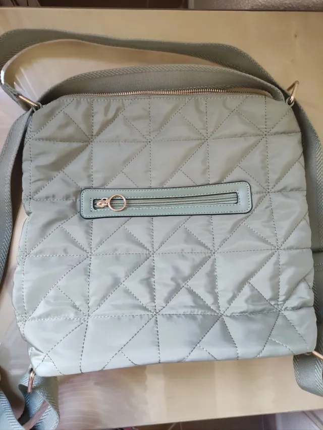 Mochila/Bolso Mujer Verde y Rosa