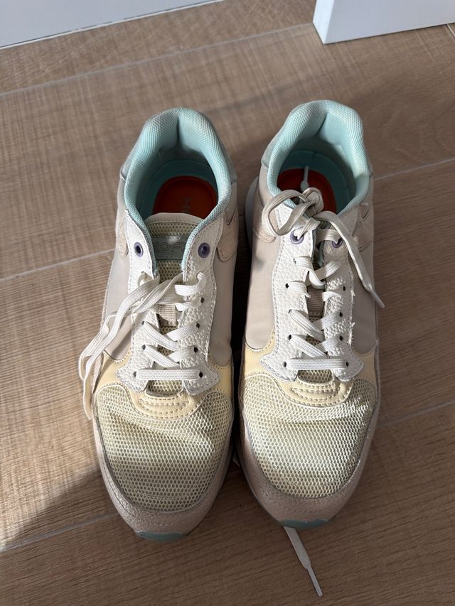 Zapatillas Hoff Beige y Turquesa